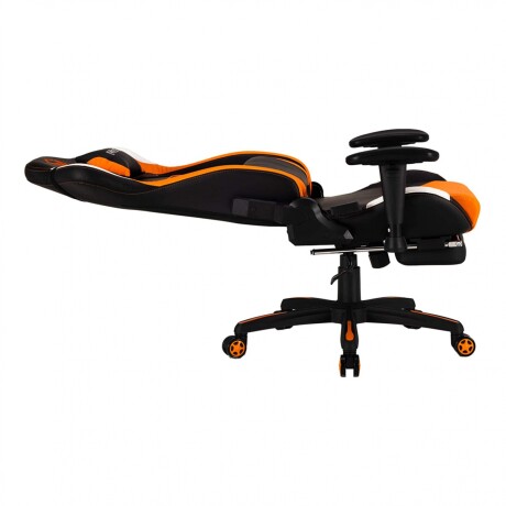 Silla Gamer MEETION MT-CHR22 Con Apoya Pies Cuero - Black Orange Silla Gamer MEETION MT-CHR22 Con Apoya Pies Cuero - Black Orange