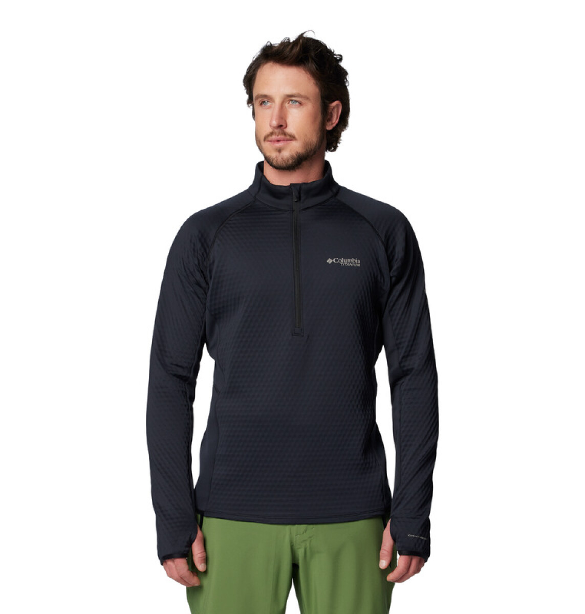 Campera Crystal Leaf Omni-Heat Hombre - BLACK 