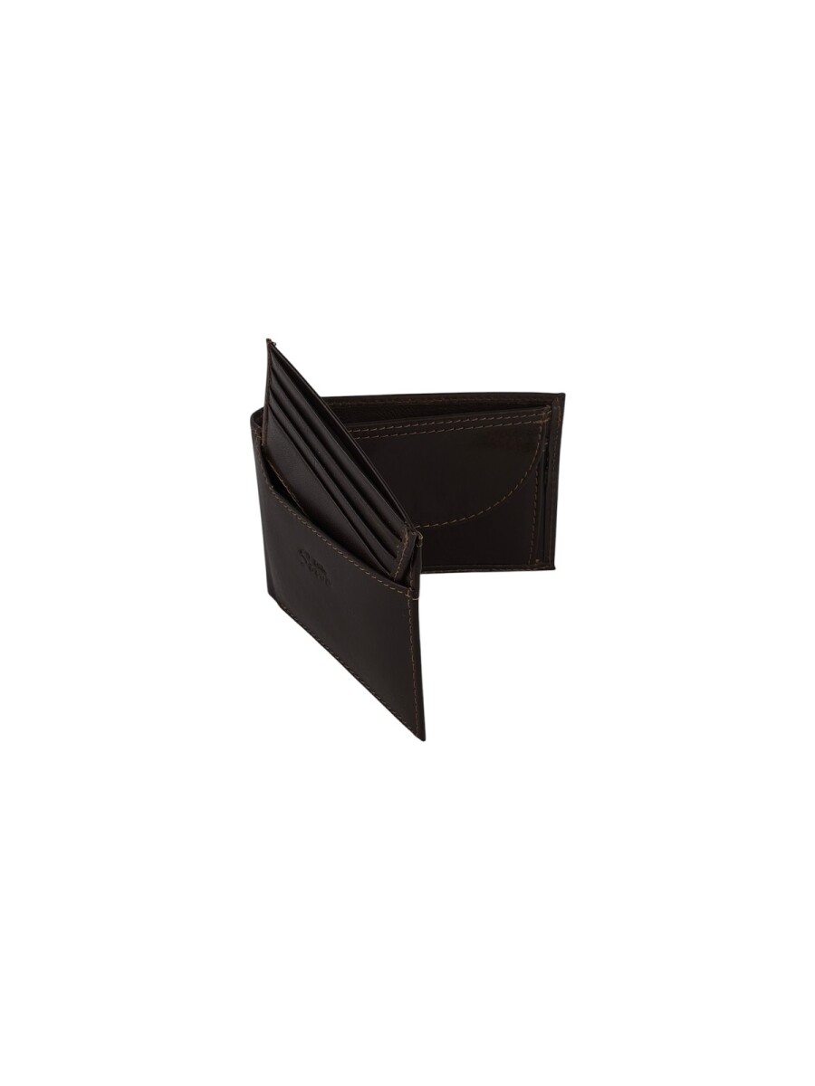Billetera grande con tarjetero extraible - Marron 