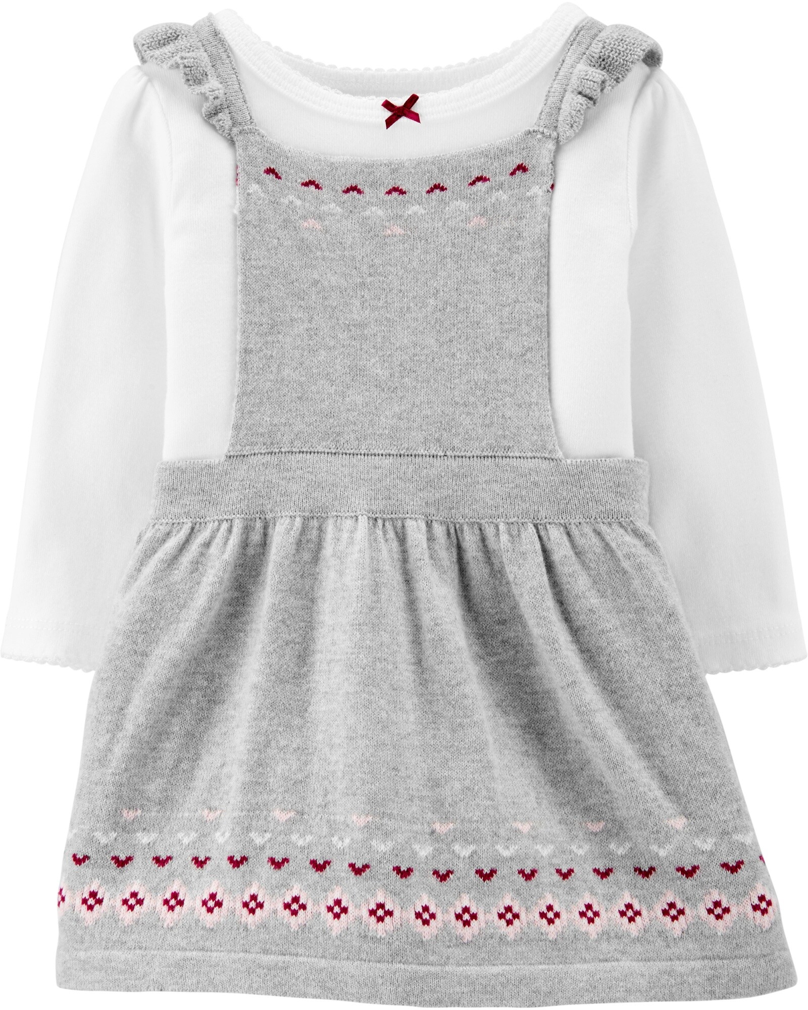 Set dos piezas jumper y body manga larga 0