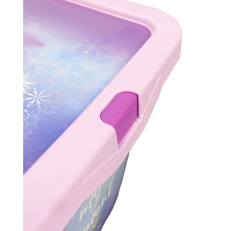 Caja organizadora infantil con tapa Plasútil 7 litros Frozen