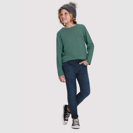 Jeans Oscuro Facheritos Alakazoo Azul Oscuro