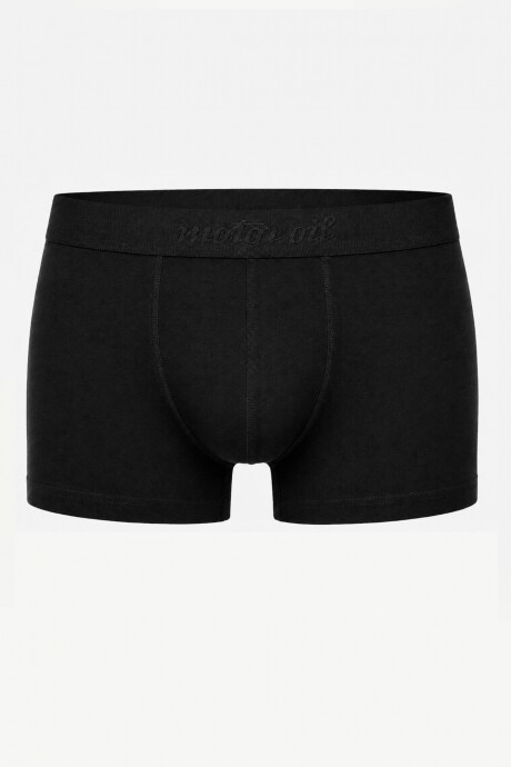 Bóxer Liso Bambú Soft Negro