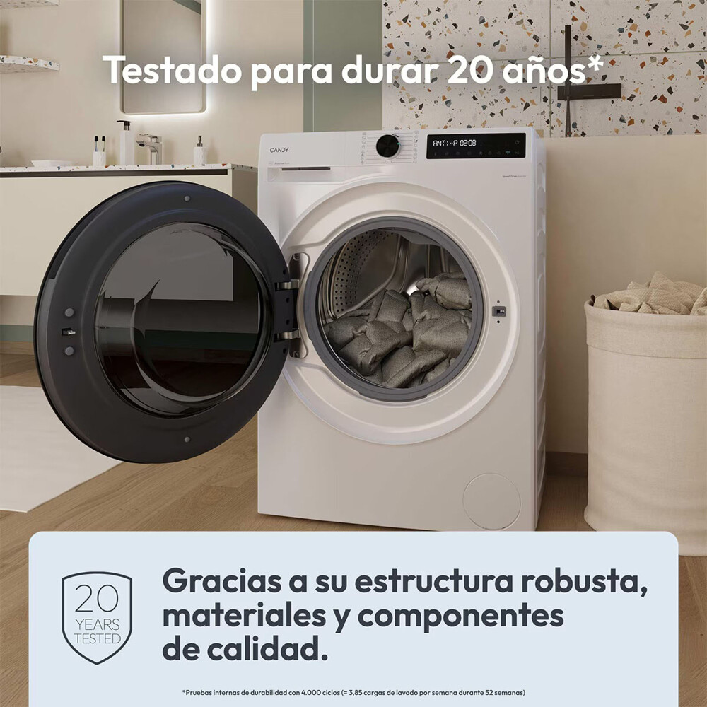LAVASECARROPAS CANDY INVERTER BLANCO BWR4128BL8 12/8KG