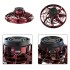 Juguete Giratorio Volador Bola Spinner Drone Bateria Luces Variante Color Rojo