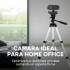 Cámara Web Cam Full HD 1080p USB 360º Con Micrófono Premium Color Negro