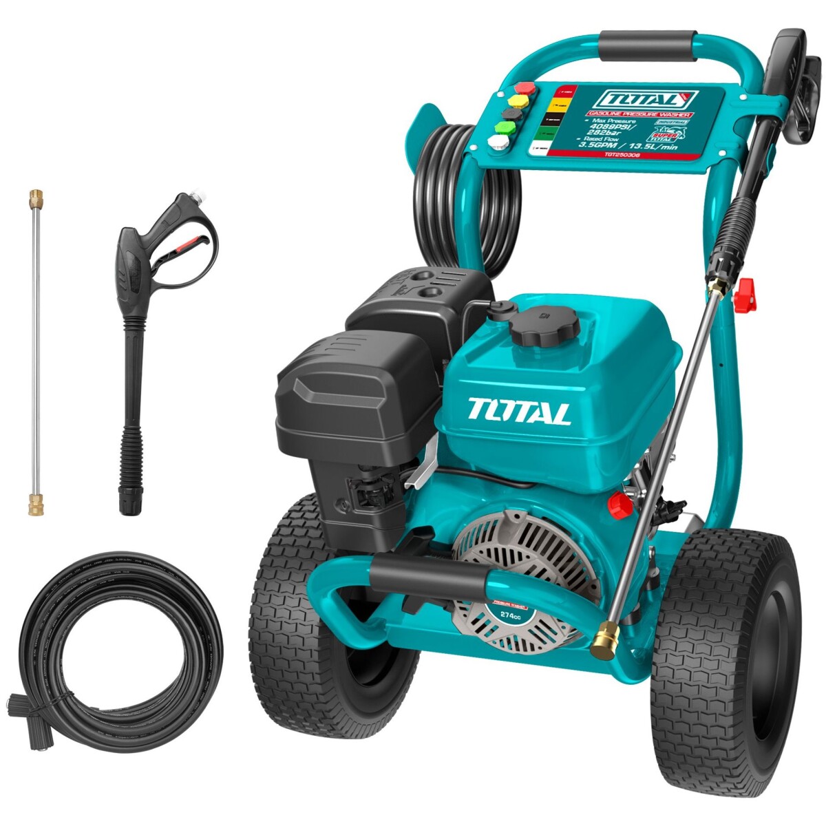 Hidrolavadora A Nafta 282 Bar, 13.5 L/Min 8.5Hp 