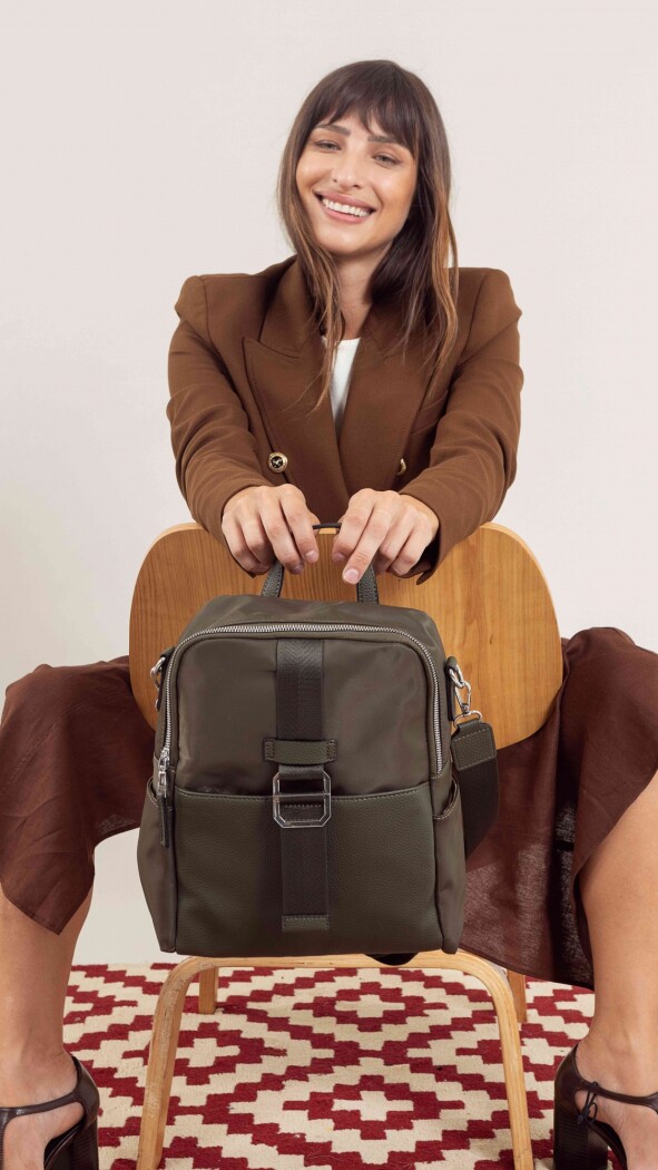 MOCHILA AMBI VERDE MILITAR