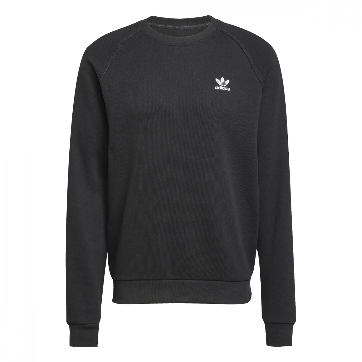 Abrigo Trefoil Essentials French Terry de Hombre - Negro 