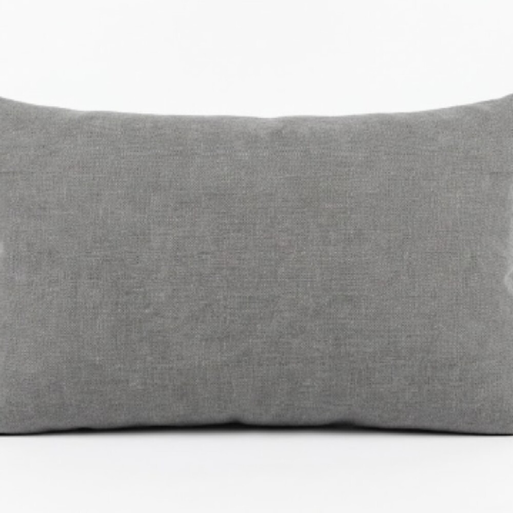 Almohadón Deco Gamuza Gris Oscuro 30×50 cm