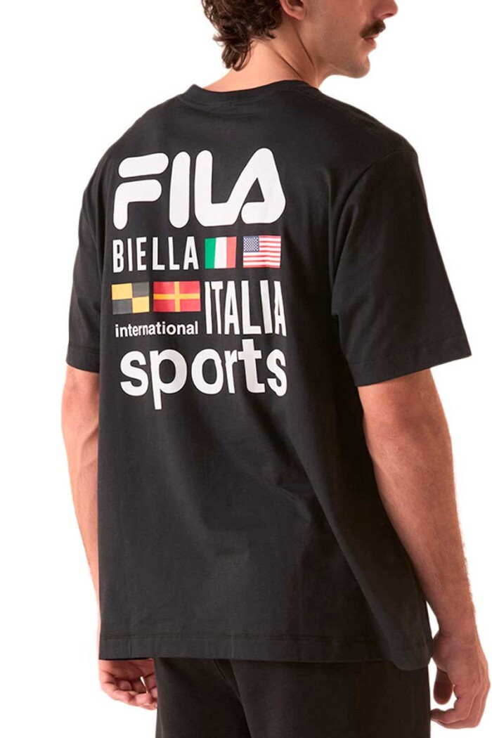 CAMISETA FILA SPORT INTERNATIONAL OVER Negro