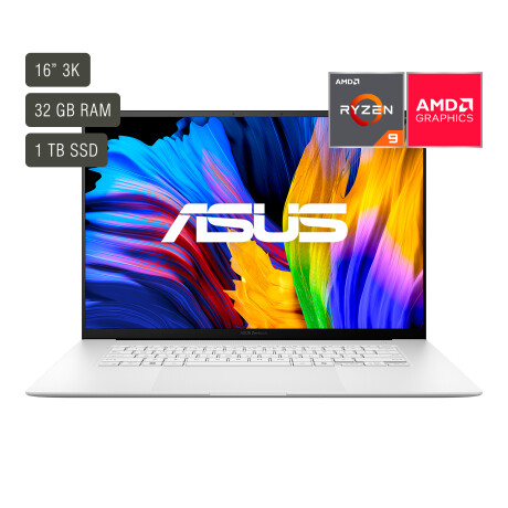 Notebook Asus Zenbook 16'' Táctil Oled Ryzen 9 32GB 1TB W11 001
