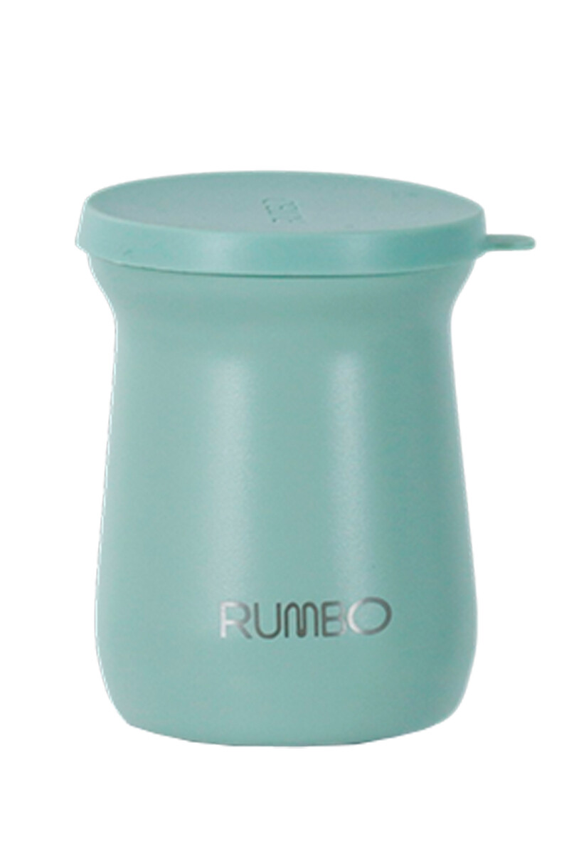 MATE C/TAPA RUMBO 160ML VERDE CLARO 