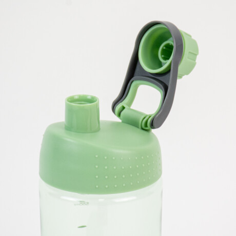 Botella Deportiva Reutilizable Con Mezclador Verde