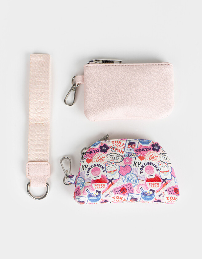 Monederos Monedero Doble "tokyo" - Combinacion Bicolor
