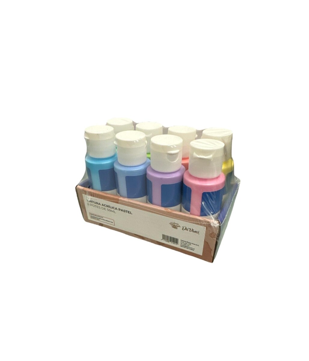 Pintura Acrilica Da Vinci 59 ml x 8 Pastel 