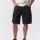 BERMUDA CARGO ROLL NEGRO JEAN