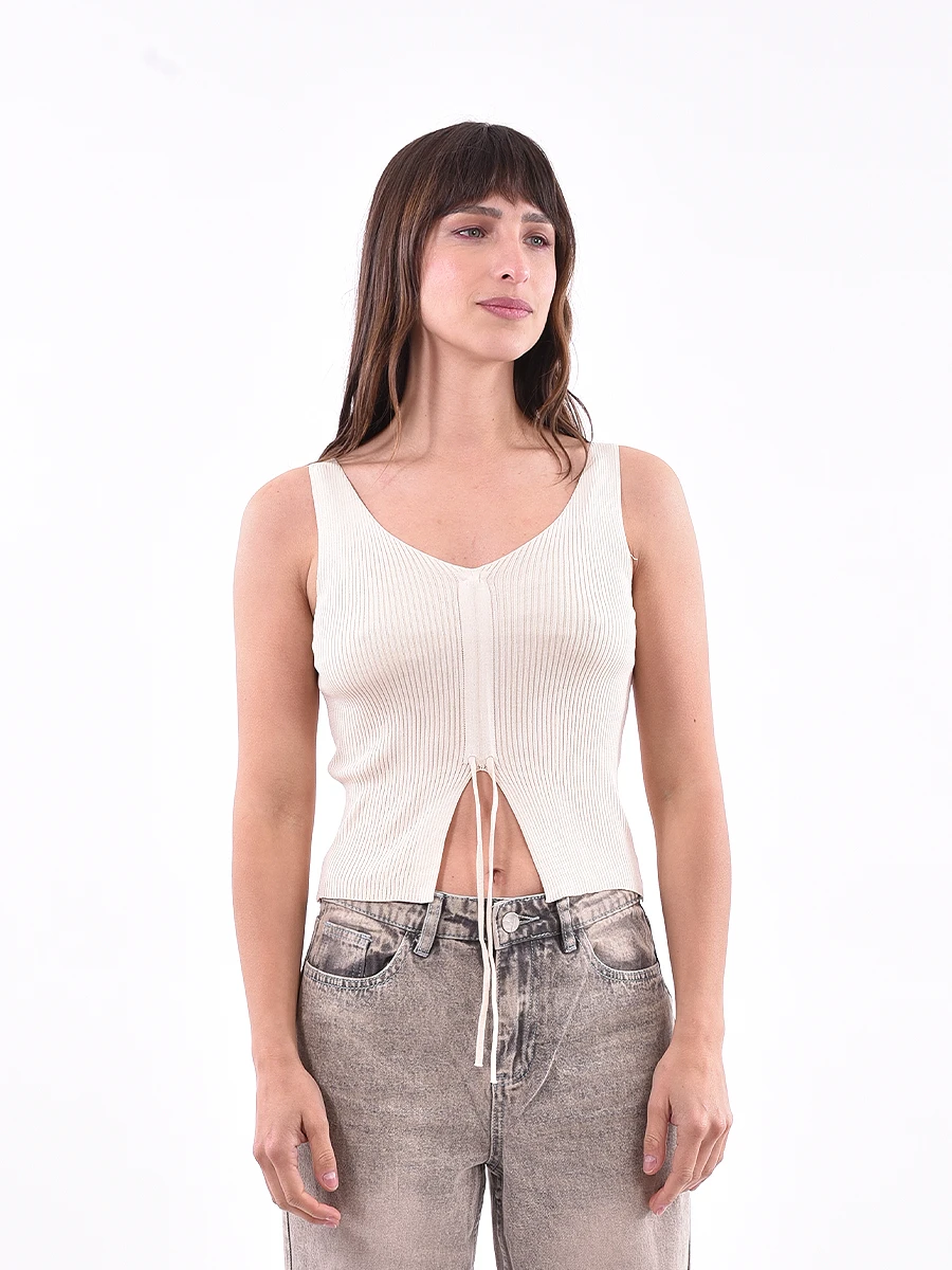 MUSCULOSA LUXEMBURGO - OFF WHITE 