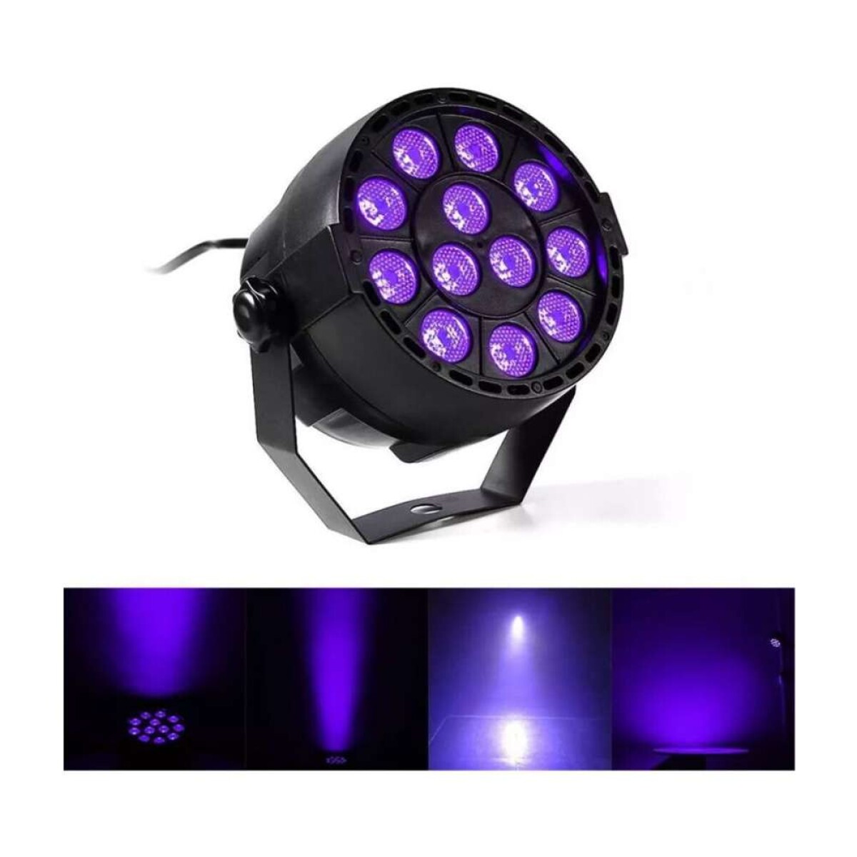 Tacho Led Luz Negra Uv 12 Led - 1w 
