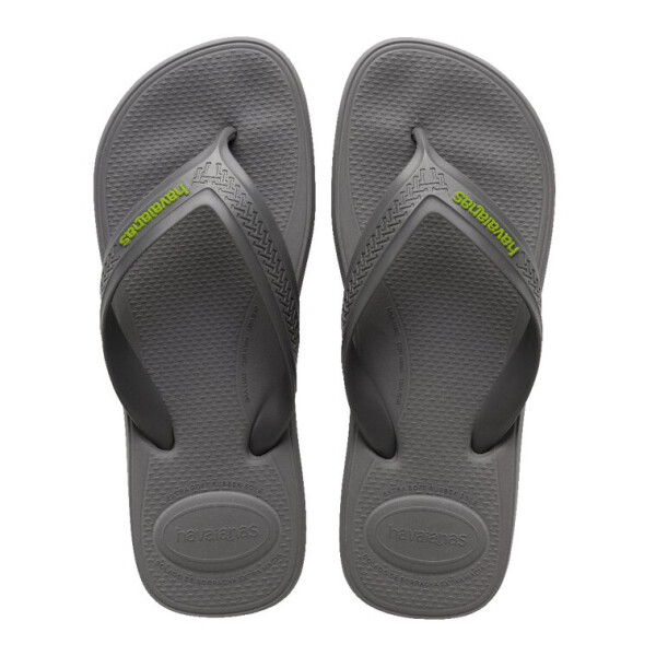 Ojota de Hombre Havaianas Top Max Comfort Gris Acero