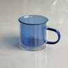 Taza doble vidrio 240ml azul