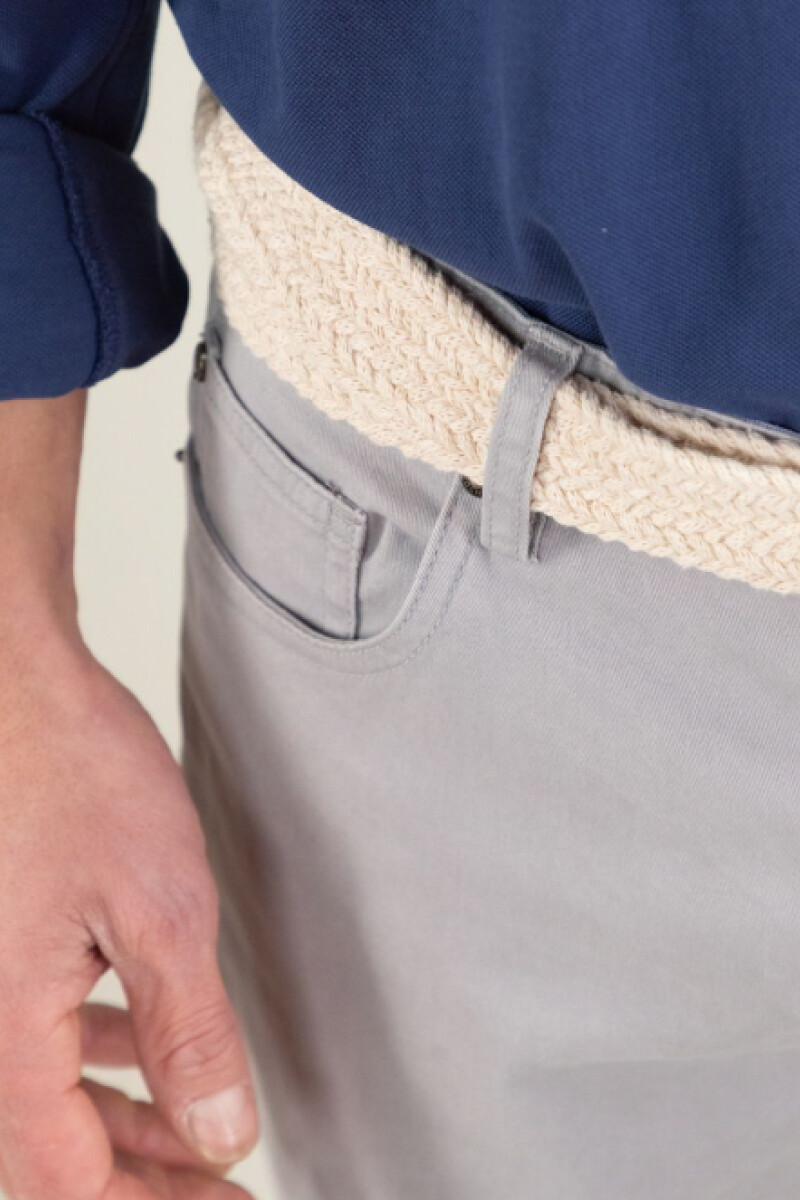 Pantalón 5 Bolsillos Gris