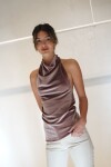 Top Arma Mortal Velvet Rosa Viejo