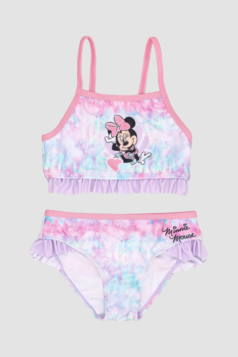 Bikini minnie ruffle Lila