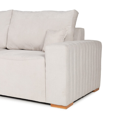 Sofá Modular Varen (Outlet) - 4 módulos - Tela Microfibra Berlin 04 (Hielo)