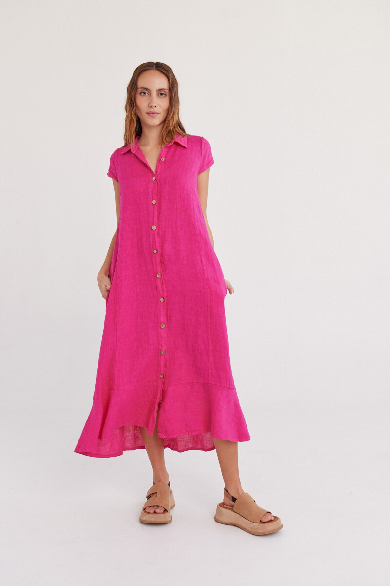 Vestido Budha - Fucsia 