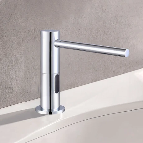 Dispensador De Jabon Automatico De Bronce Cromado 000