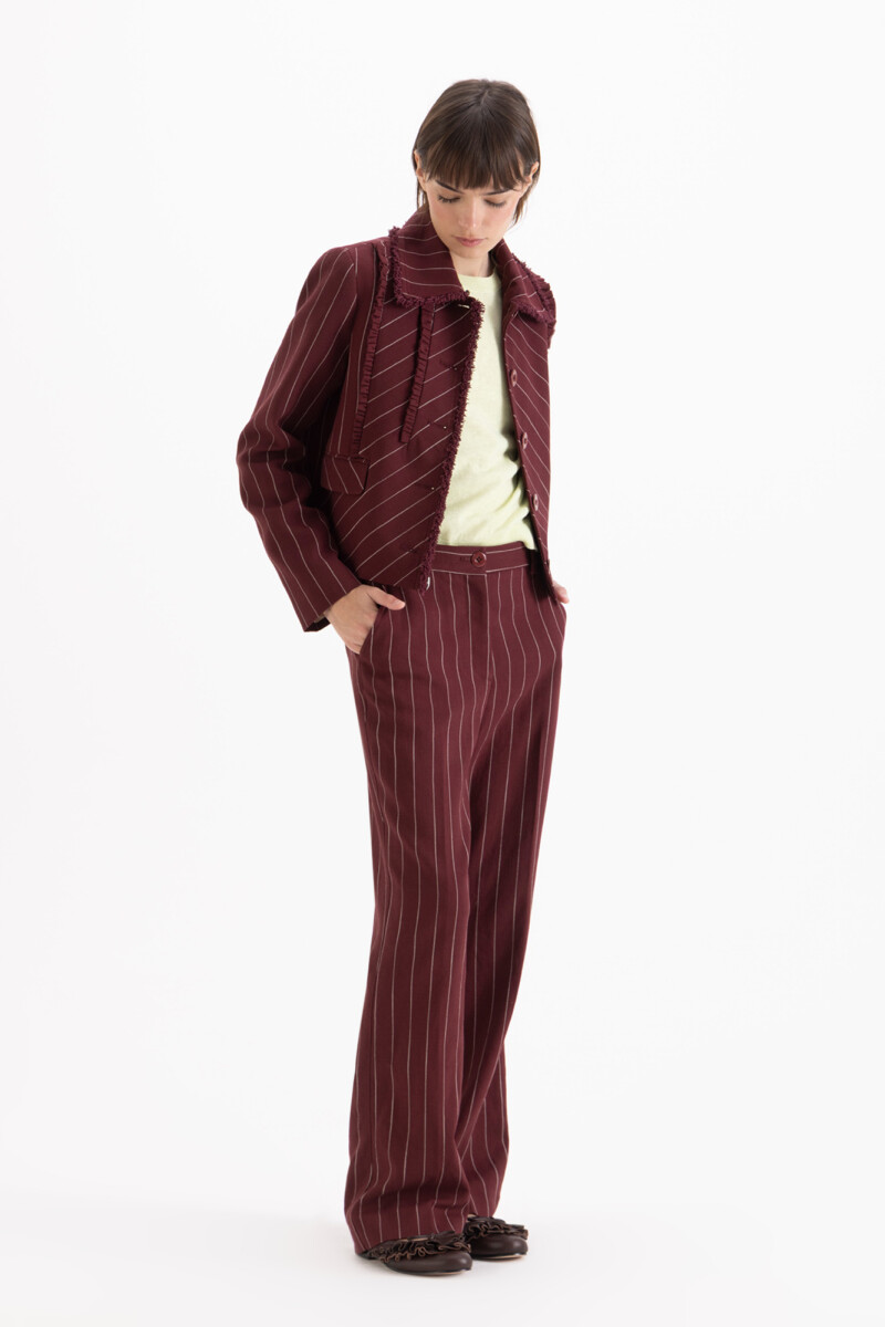 PANTALON MILAN Bordo