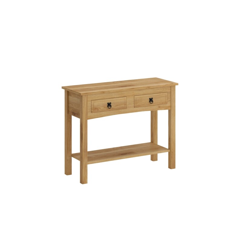 Consola Despojador Miel 2 Cajones Linea Rustica Consola Despojador Miel 2 Cajones Linea Rustica