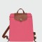 Longchamp -Mochila Longchamp plegable de nylon con cierre, Le pliage M Fucsia