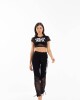 Conjunto Cropped + Legging Negro Futura U