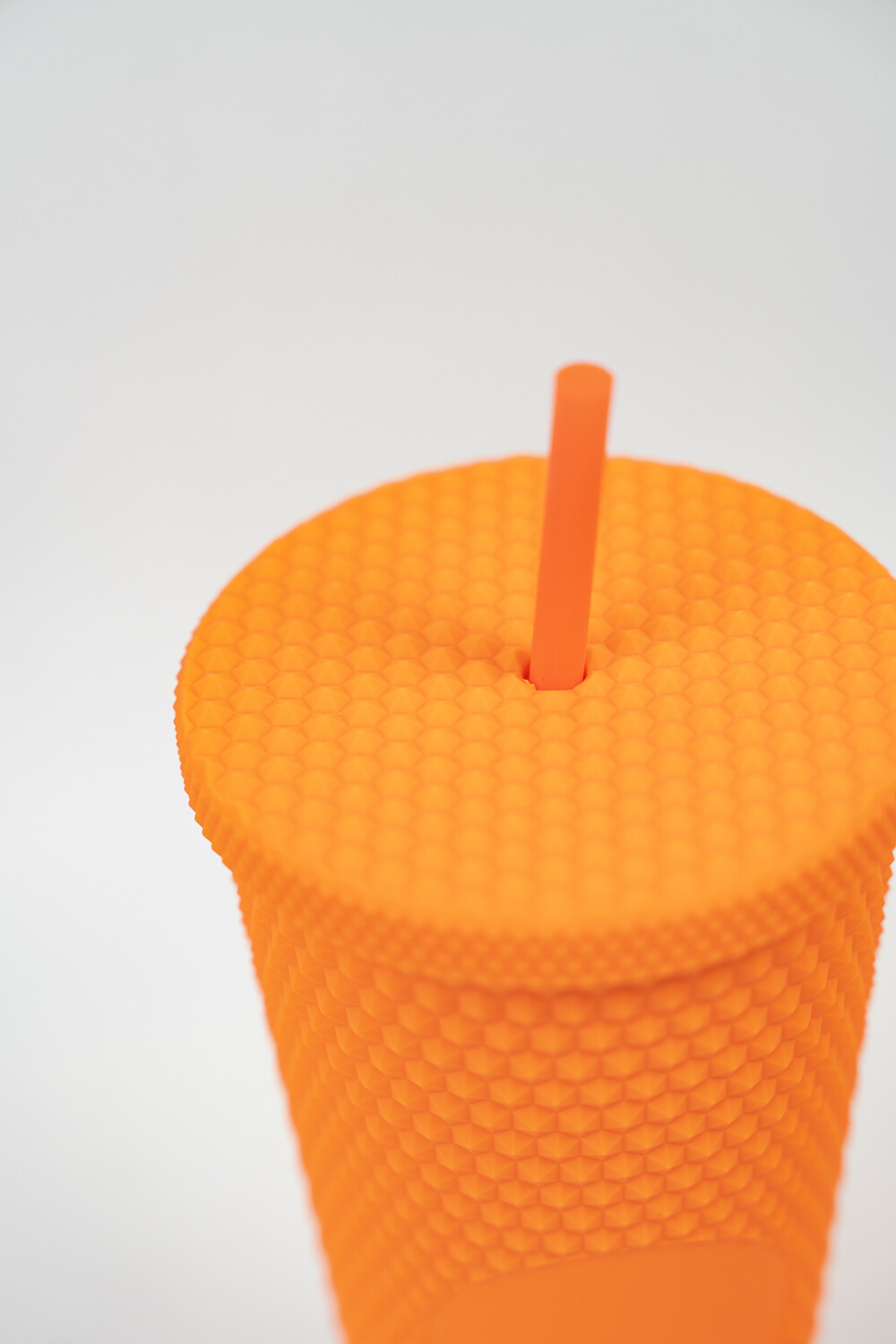 Vaso Con Tapa + Sorbito Vibra Rojo