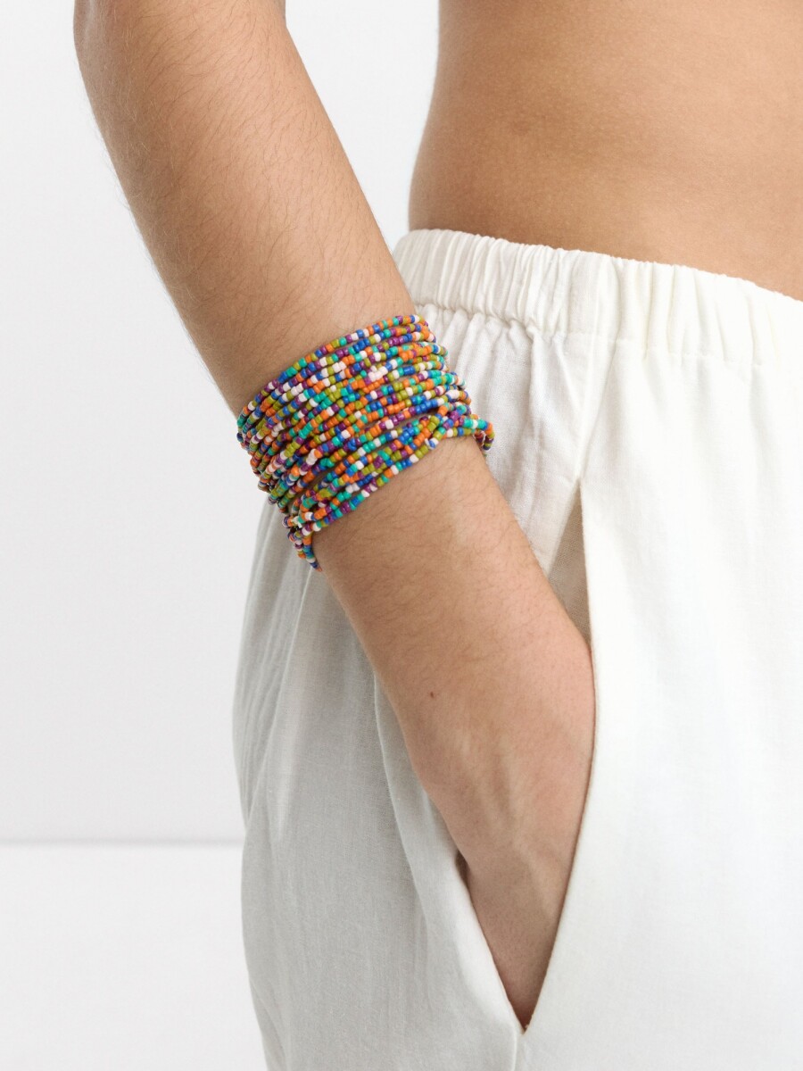 Set De Pulseras Elásticas Multicolor multicolor