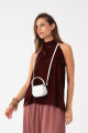 TOP HALTER VELVET Violeta
