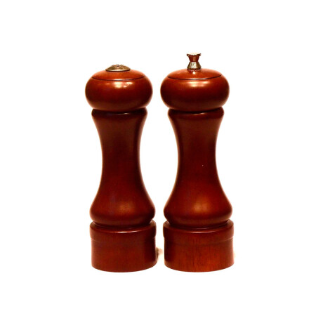 Set salero pimentero de madera 18 cm Madera