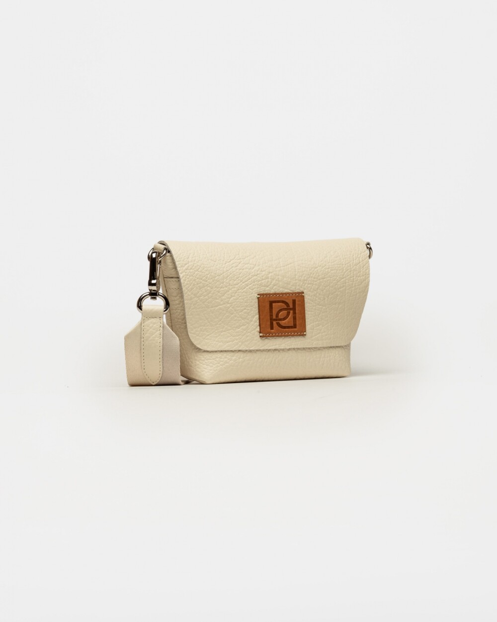 Mini bag Nina en cuero graneado Cotton