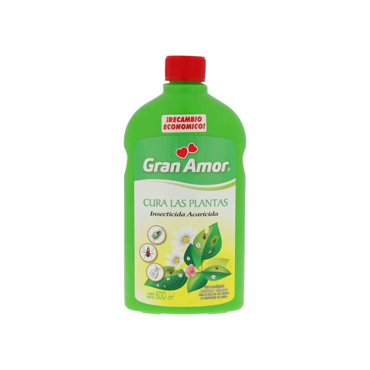GRAN AMOR Insecticida para plantas - RECAMBIO 500 cc 