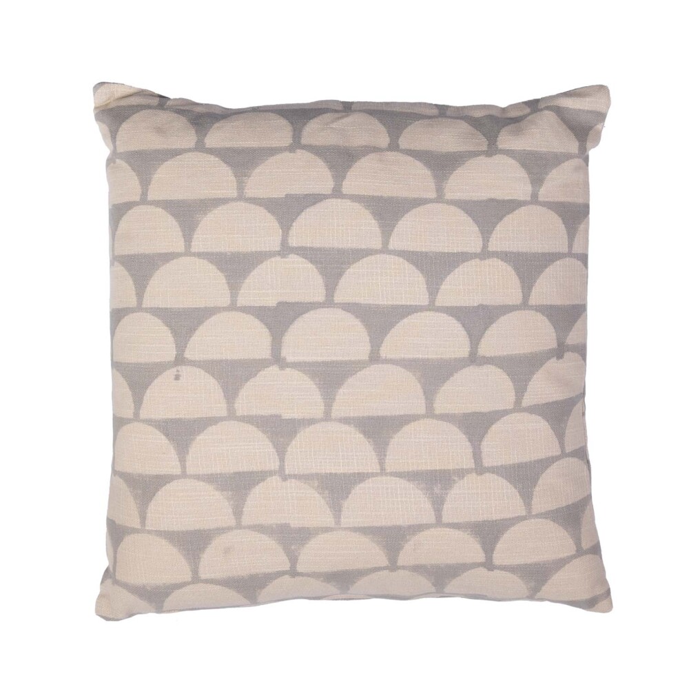 ALMOHADÓN MURCIA 45*45 ALGODON BEIGE/GRIS