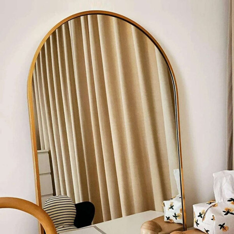 Espejo Arco De Pared Dorado