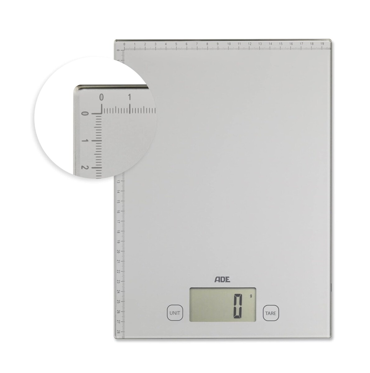 Balanza de cocina Digital Cleo Gris ADE 
