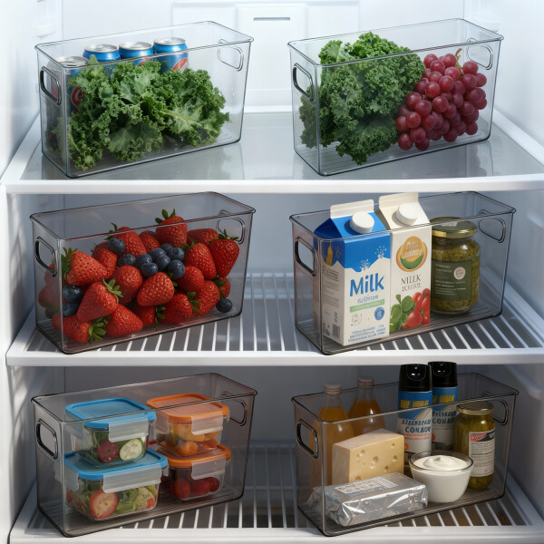 Organizador De Cocina Heladera Alacena Multiuso Juego De 6 Recipientes Contenedores Imback Organizador De Cocina Heladera Alacena Multiuso Juego De 6 Recipientes Contenedores Imback