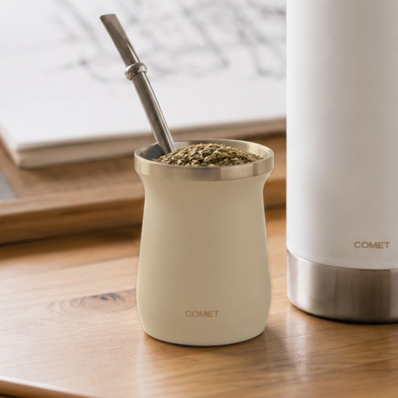 Mate Comet Amalfi 160 ml Acero Inoxidable Greinge