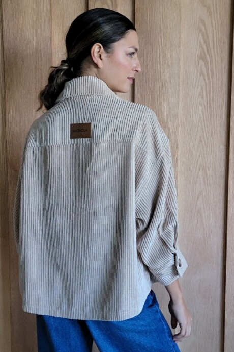 Sobrecamisa Renata Pana Beige