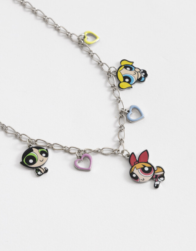 Collares Infantiles Collar Multicharm "chicas Superpoderosas" - Combinacion Multicolor