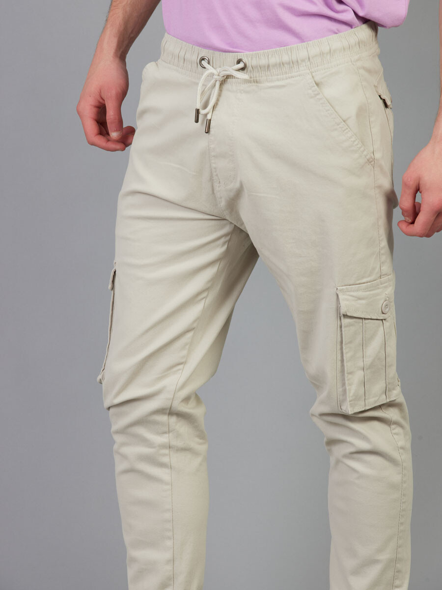 PANTALON CARGO DIATRIX DIXIE Gris Claro