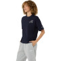 Polos Training Runner Message Graphic Relaxed Tee Mujer Midnight